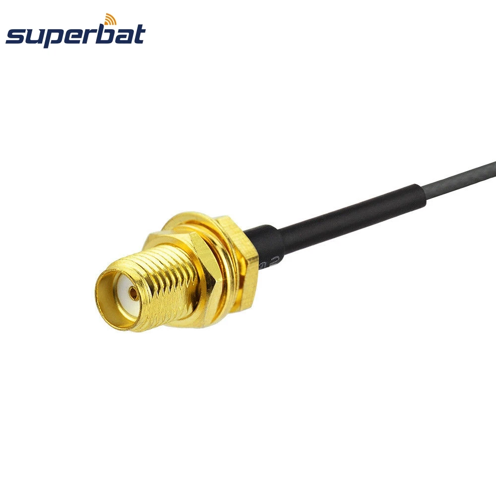 Superbat U.FL/IPX к SMA Джек Женский свинка хвостик гибкий 1 13 мм кабель 10 см для ТВ GSM CDMA 3G 4G