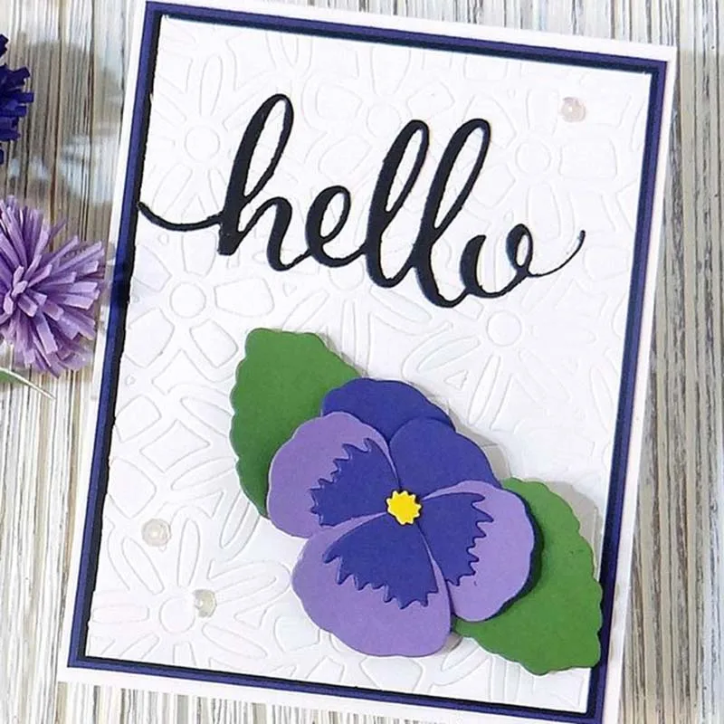 ЦВЕТОК № 3 металлические Вырубные штампы венок вырезание штамповка украшение