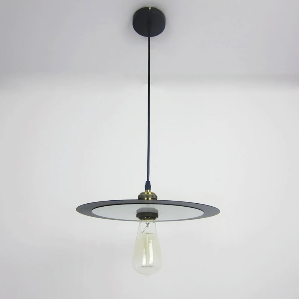 Лофт НЛО стиль винтажный промышленный Ретро подвесной светильник современный E27