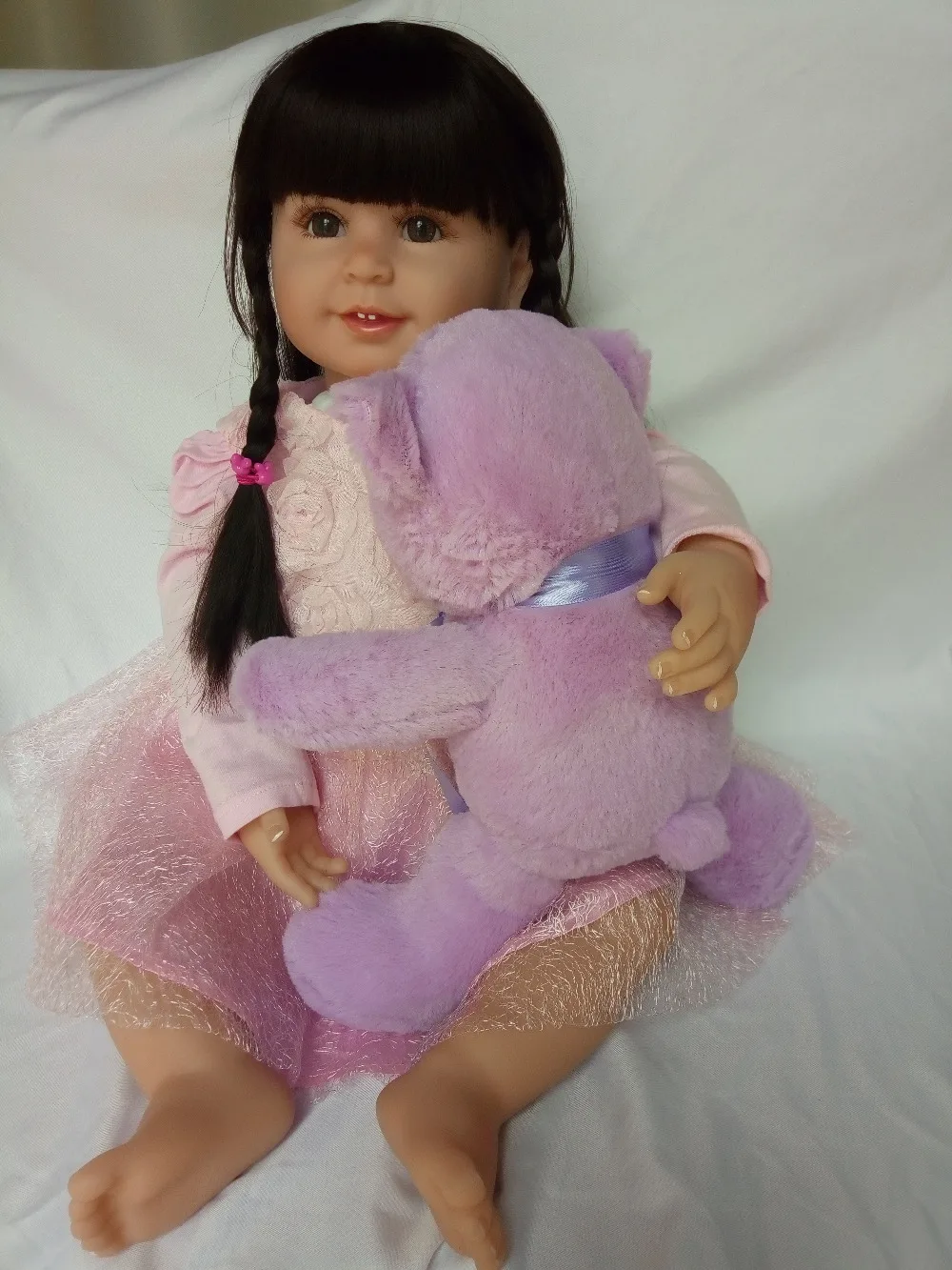 Limited Edition 61cm Baby Reborn Silicone And Realistic Doll 24'' Infant Kid Birthday Present For Children | Игрушки и хобби