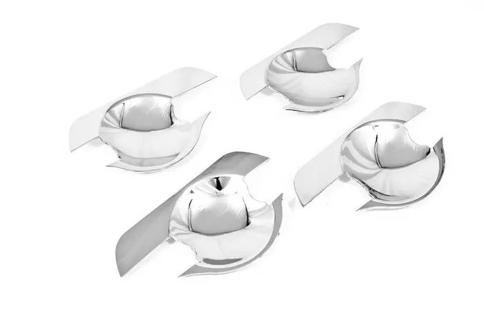 

High Quality Chrome Door Cavity Cover Bowl for Nissan Navara / Frontier D40 06-09 free shipping