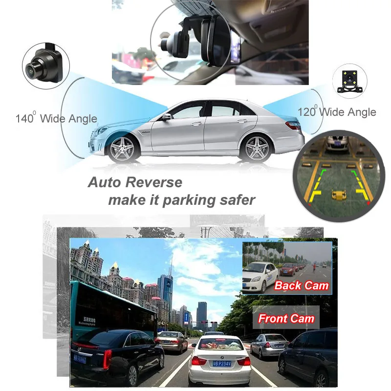 4G Wi Fi dvr автомобиля камера 8 &quotAndroid 5 1 gps навигации ADAS удаленного мониторы