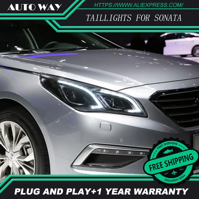 Бесплатная доставка! Автомобильный Стайлинг светодиодный чехол для фар Hyundai Sonata