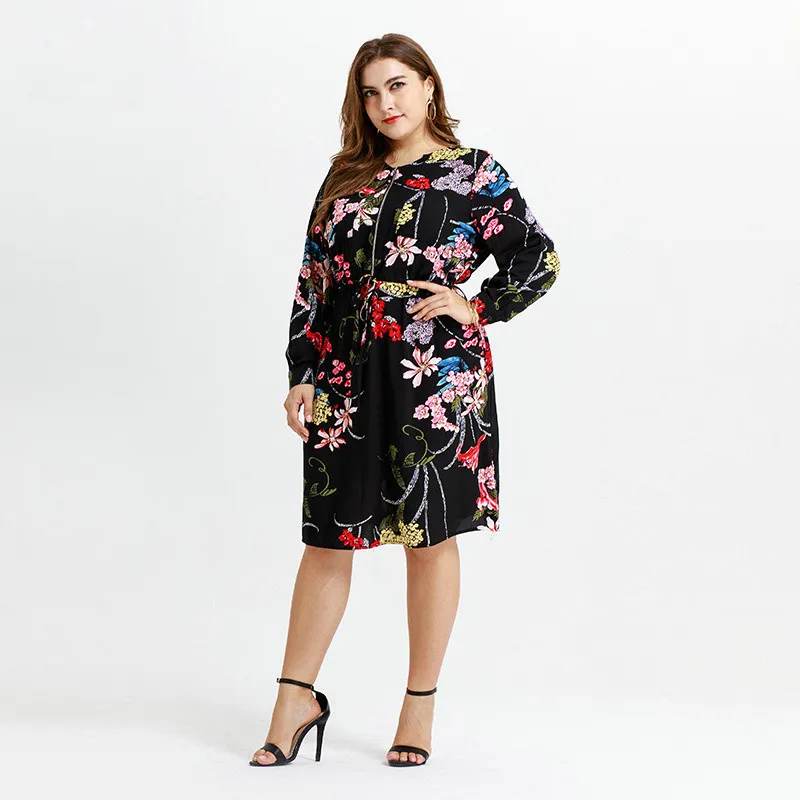 Женское платье рубашка с завышенной талией зимнее винтажное шифоновое тонким