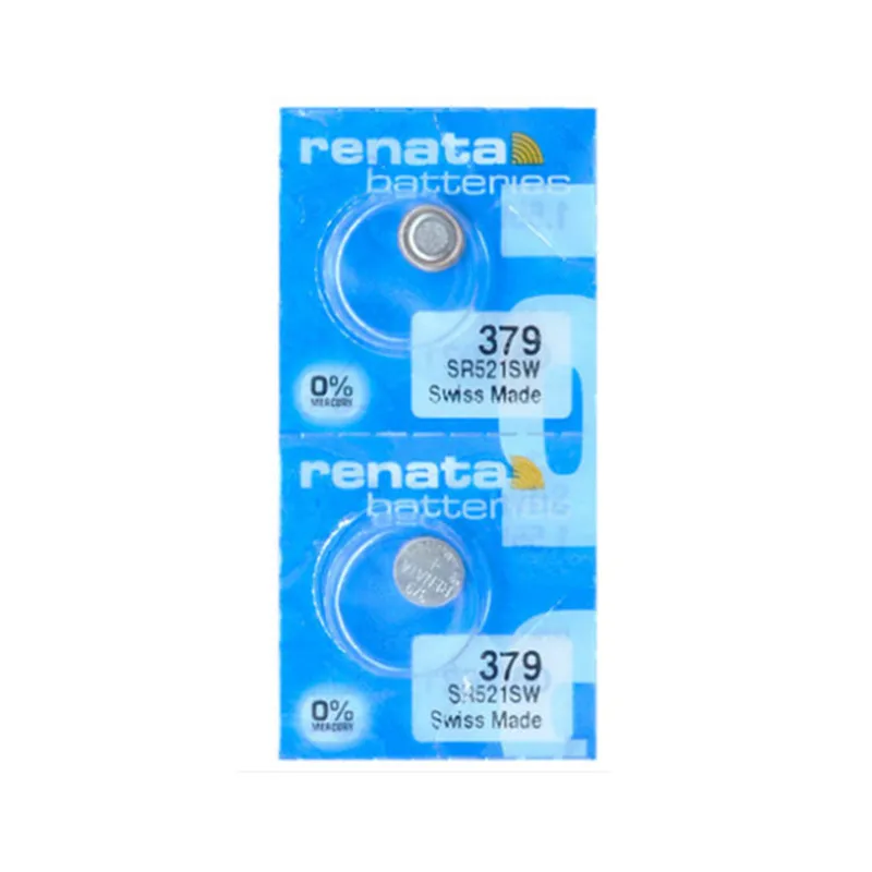 2 батареи для часов renata из оксида серебра 379 SR521SW 521 1 55 в 100% оригинальный бренд