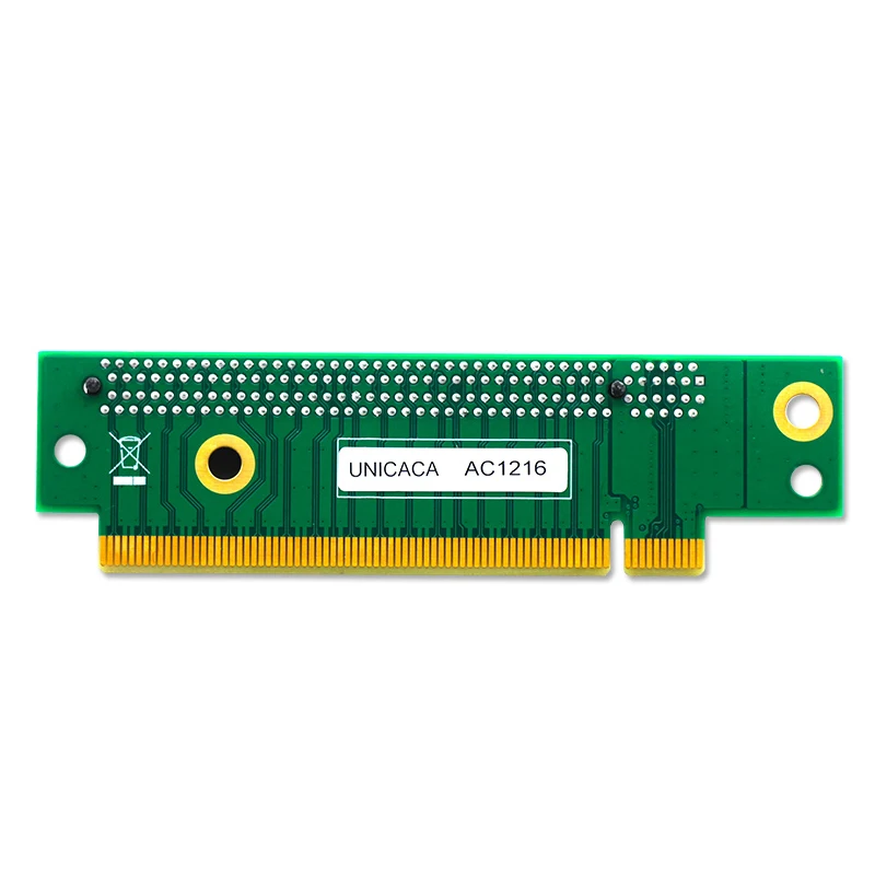 UNICACA AC1216 передачи карты PCIE 16X рулевого управления 90 градусов по вертикали и