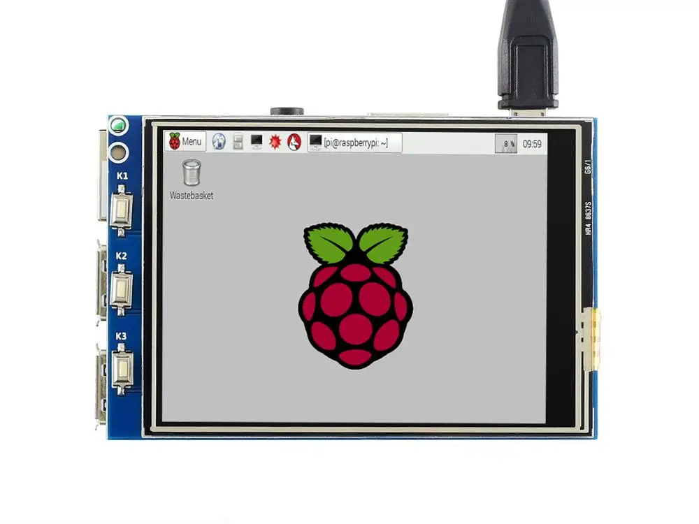 Waveshare 320x240 3 2-дюймовый сенсорный экран TFT LCD предназначен для Raspberry Pi 125 МГц