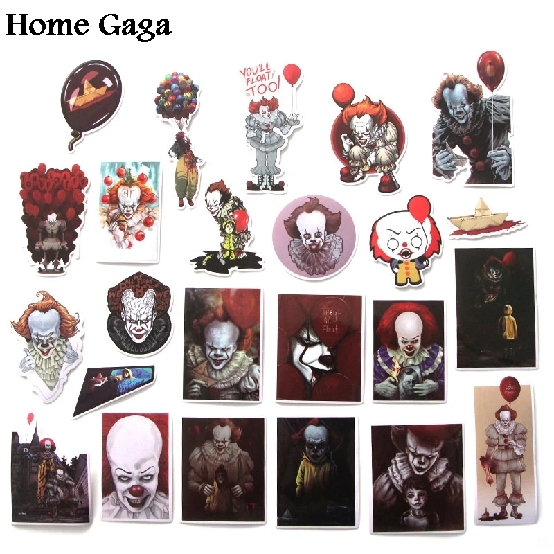 Homegaga 24 шт. Стивен Кинг это наклейка для ноутбука скейтборд мотоцикл украшения дома стильные виниловые наклейки крутые DIY D1193