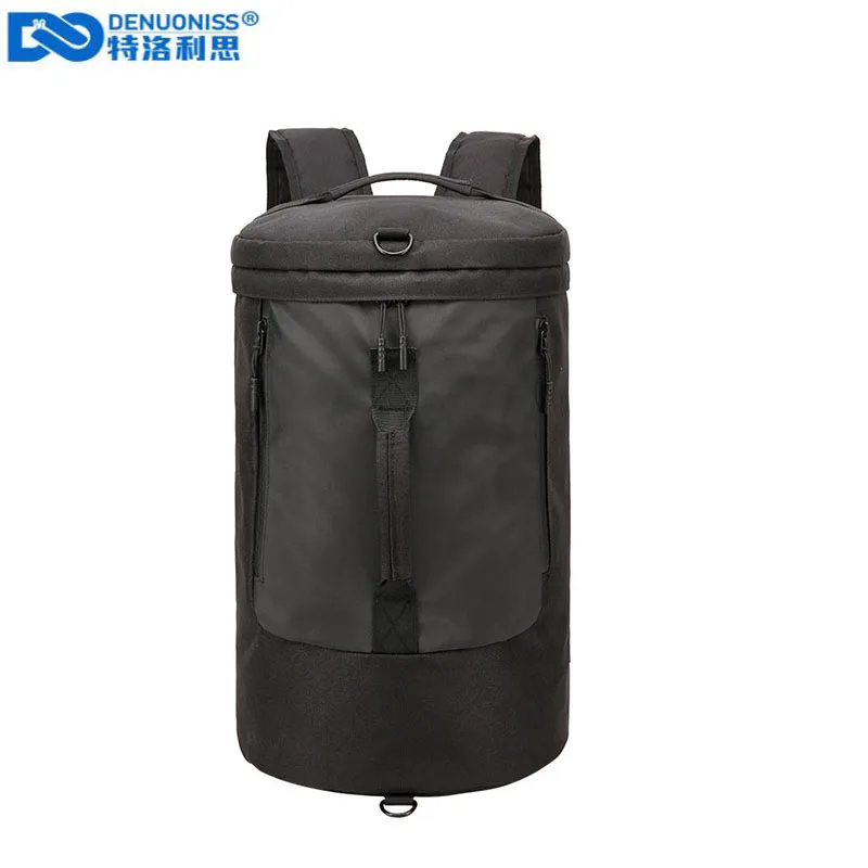 DENUONISS 35L большой емкости черные мужские рюкзаки для ноутбука дорожные сумки