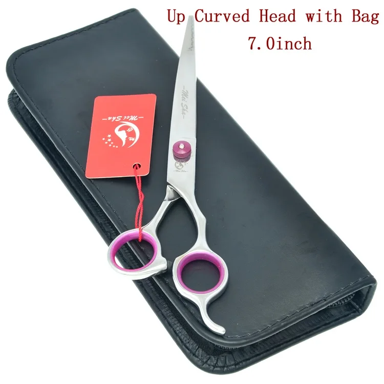 HB0059 with bag 70 Meisha 6,5 дюймов профессиональные ножницы для домашних животных Япония сталь уход за собакой ножницы для стрижки волос Tijeras для маленьких животных уход HB0058 - Цвет: HB0059 with bag 70