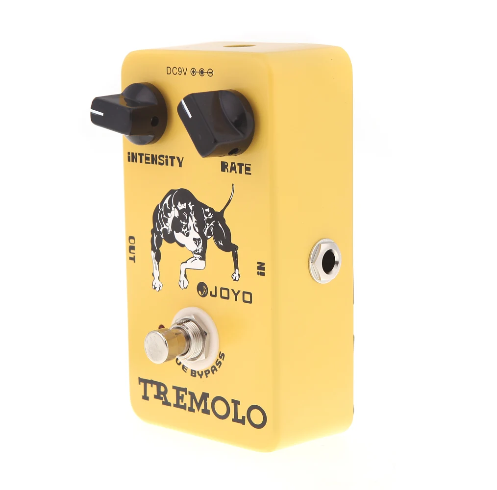 Joyo JF-09 Tremolo Guitar Pedal Stompbox Of Classic Tube Amplifiers Intensity&amprate knob Tone And Vibe Adjust Easily | Спорт и