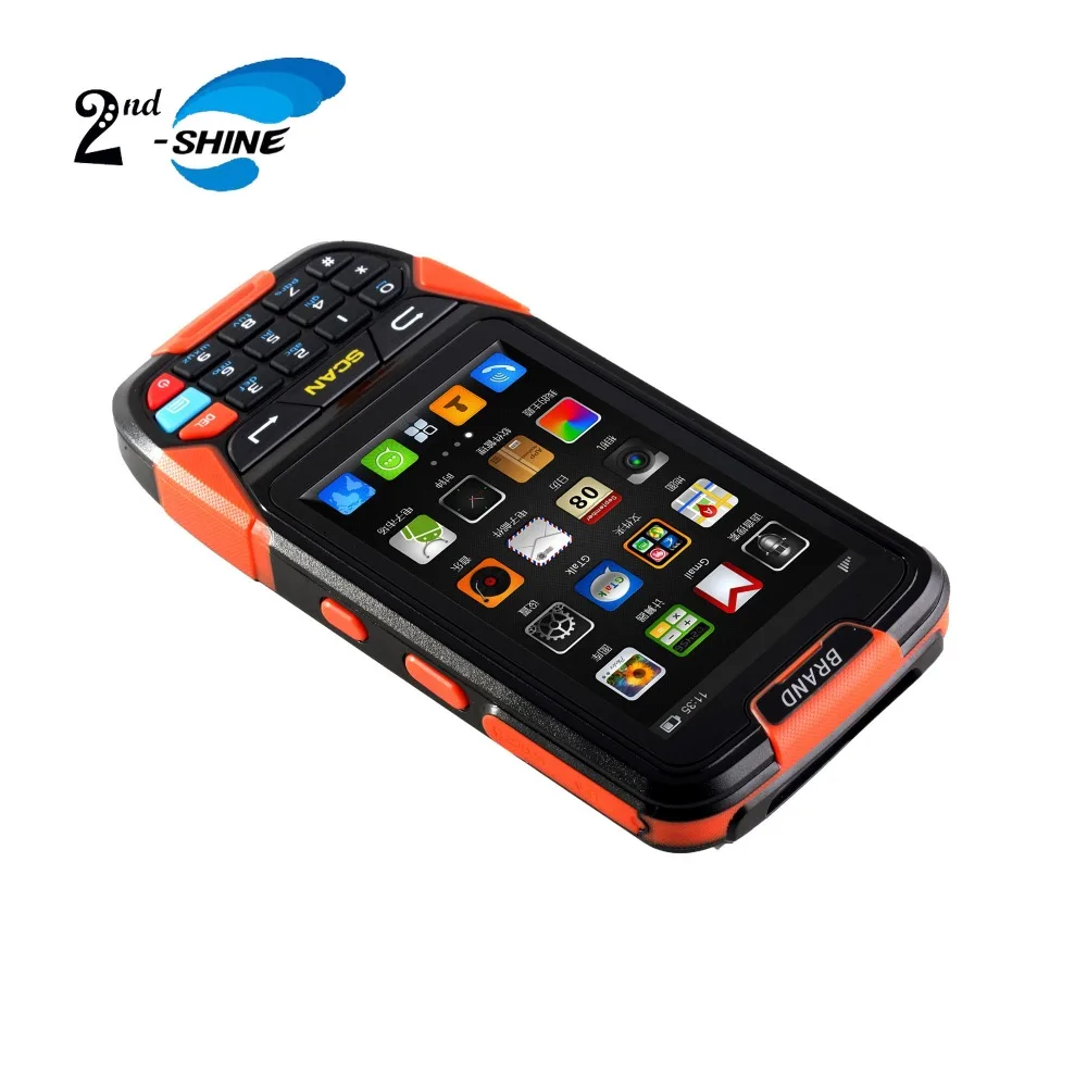 Мобильный 1D сканер штрих-кода android 7 0 OS с камерой 8 МП и 4G net PDA NFC/BT/GPS/4G all netcom |