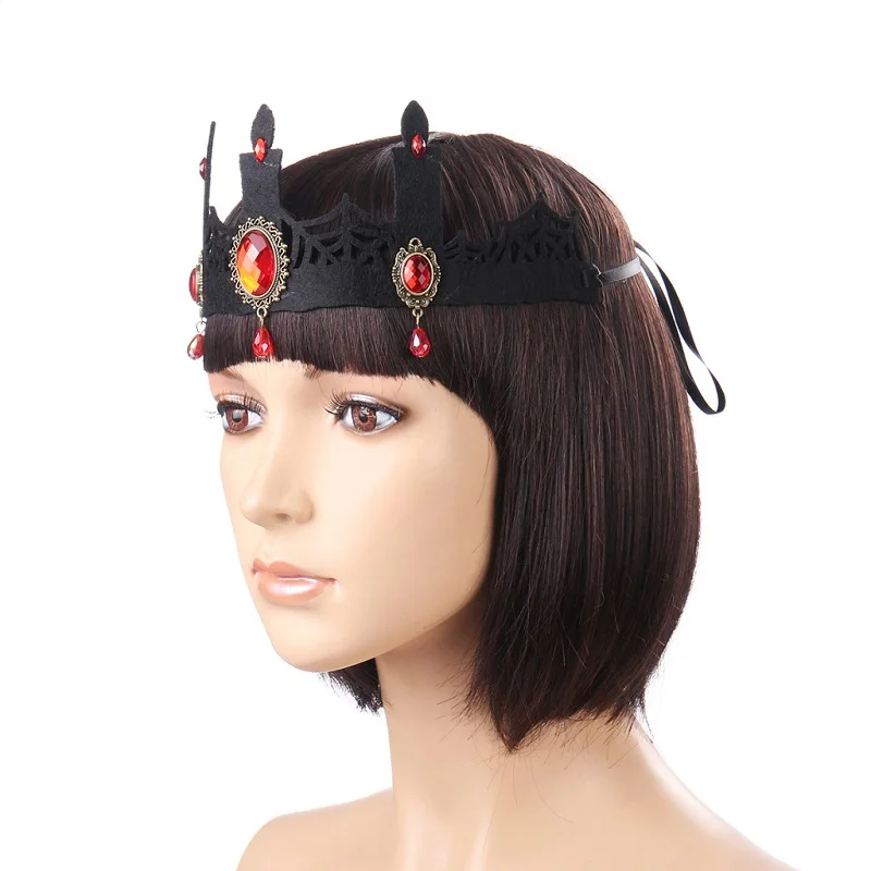 Корона паутины на Хэллоуин Готическая ветра королева головной убор Танцевальная