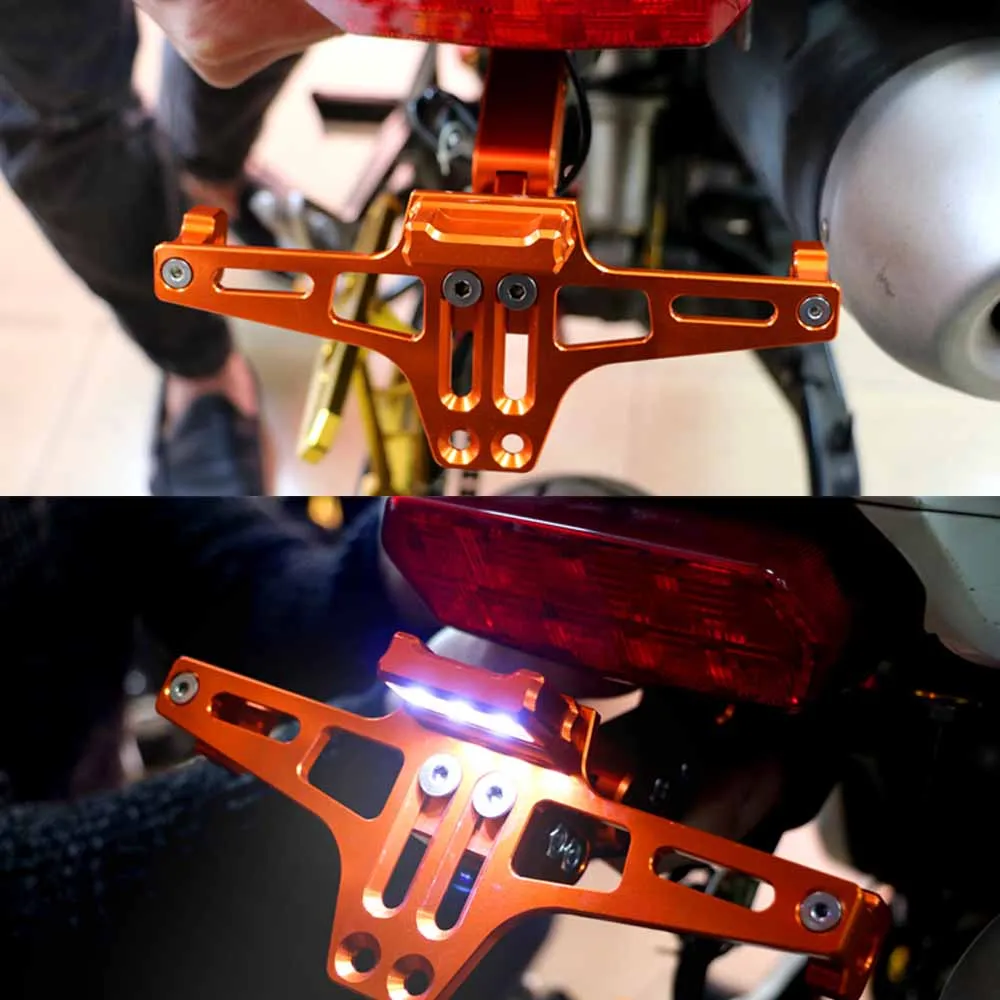 Мотоциклетный кронштейн для крепления крыла номерной знак рамка