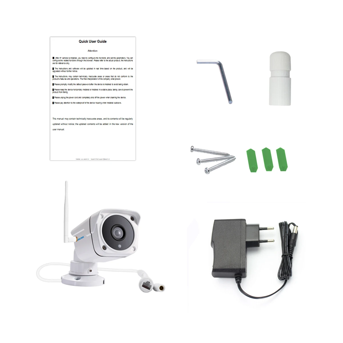 

ESCAM PVR001 ONVIF HD 720P P2P Private Cloud Waterproof Security IP Camera Support Motion Detection