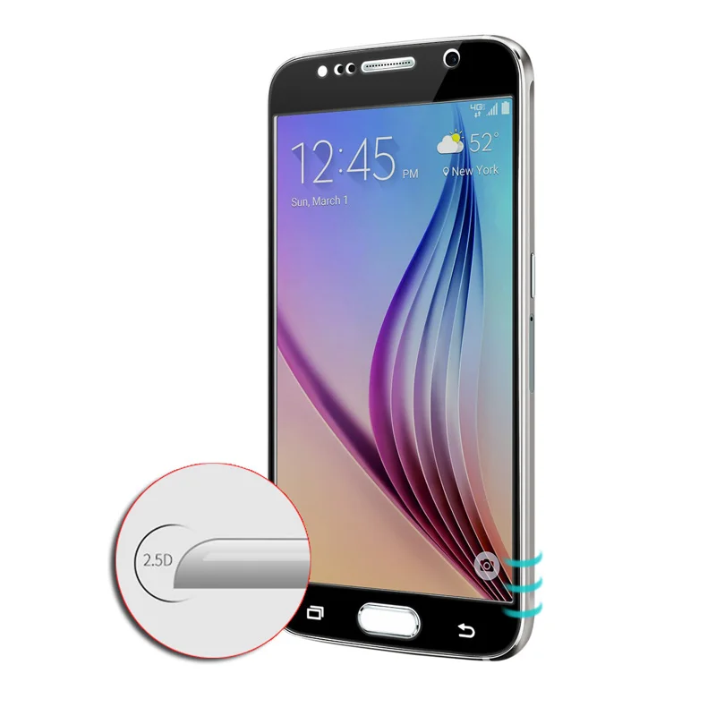 2.5D полное покрытие Защитное стекло для samsung Galaxy S3 S4 Note3 Note4 Note5 защита экрана закаленное стекло для samsung S5 S6 S7