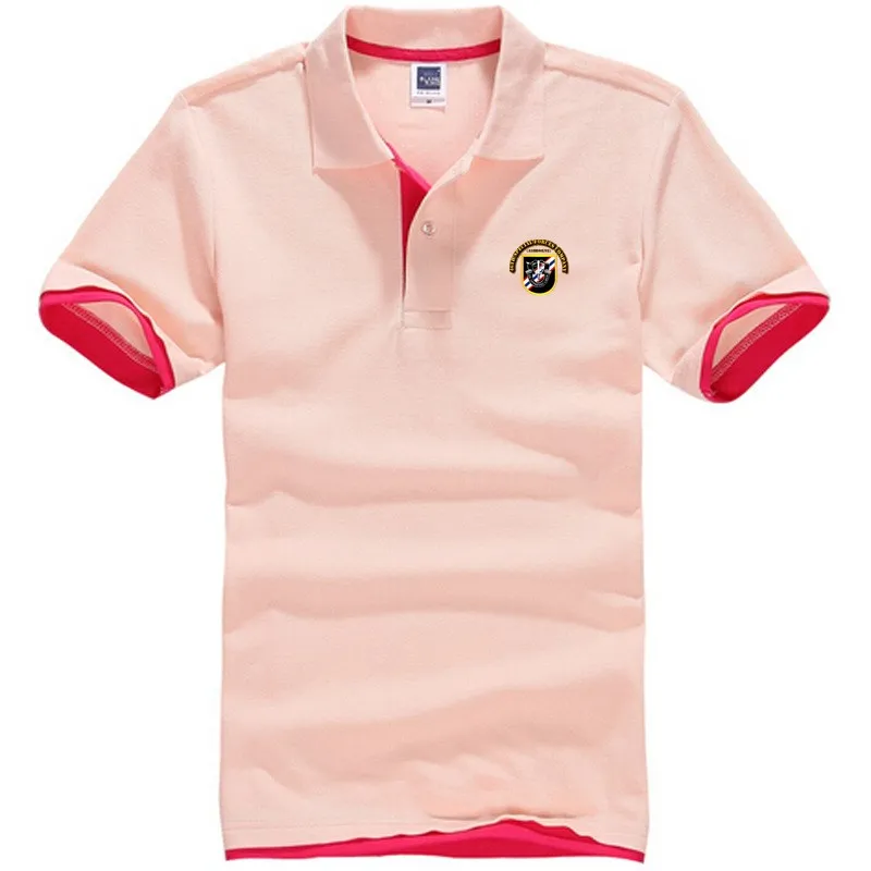 Casual short sleeve Polo Shirt Men t shirts Camisa Masculina Homme Mens 46th Special Forces printing Designer summer tshirt | Мужская