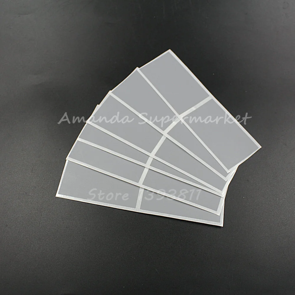 Высококачественный наклейка со скретч-покрытием 50 штук 41 * 72 мм серебристо-серого цвета В пустоту для обложки секретного кода игры для дома на свадьбы.