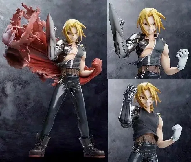 Стальной алхимик Эдварда Элрика ПВХ фигурка игрушка Megahouse драгоценный камень Стальной алхимик аниме Эдварда Альфонс Элрик фигурка