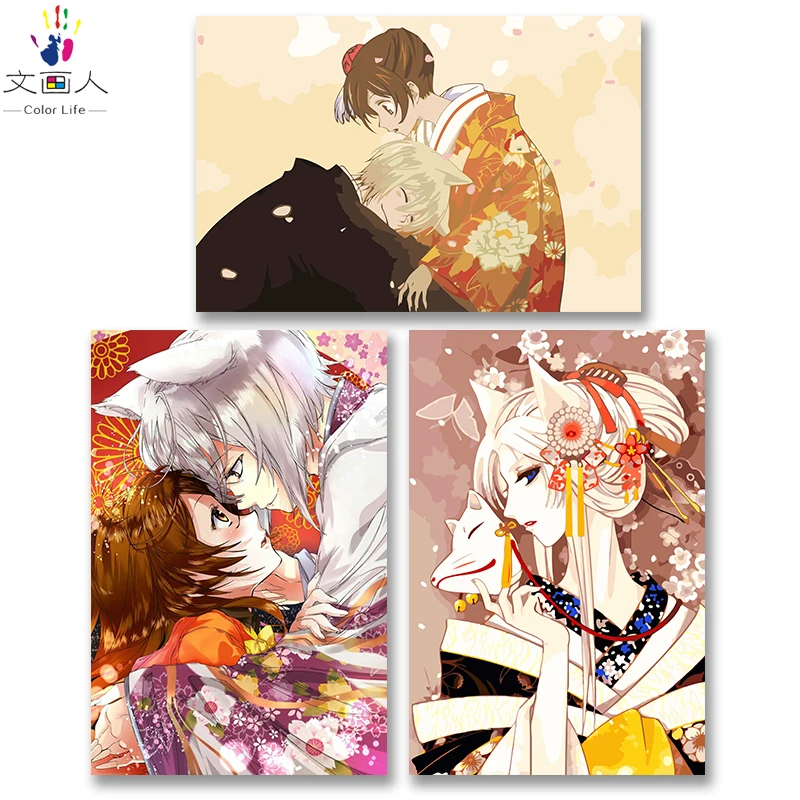 DIY картинки для раскраски по номерам в различных расцветках с применением