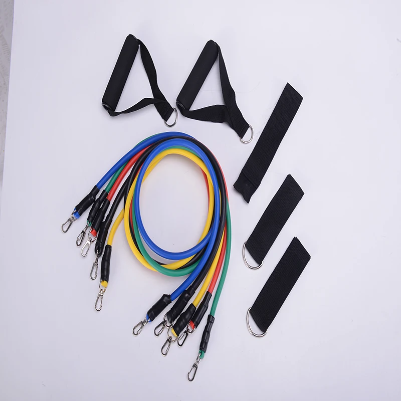 11 шт./компл. Тяговая веревка фитнес-упражнения резистивные ленты латексные