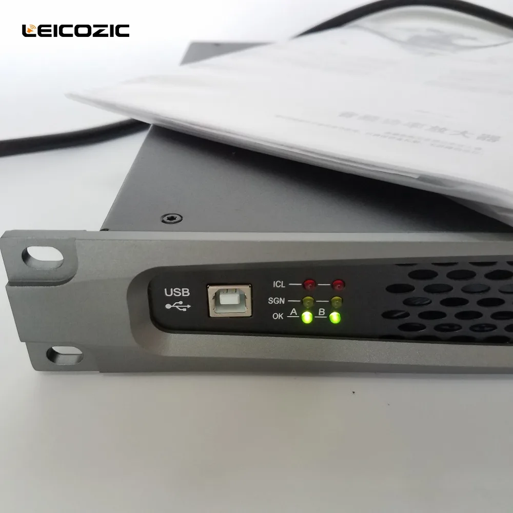 Leicozic DT2750 Aduio усилитель 750 Вт предельная долговременная мощность 1200 w 4 Ом класса d профессиональный мощный источник питания усилителя переключения Pro усилитель