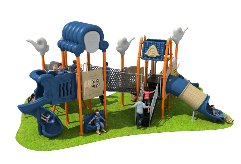 Playground Park plastic slide Promotional Environmental Friendly Children Toys Funny Outdoor Slides YLW-OUT180328 |