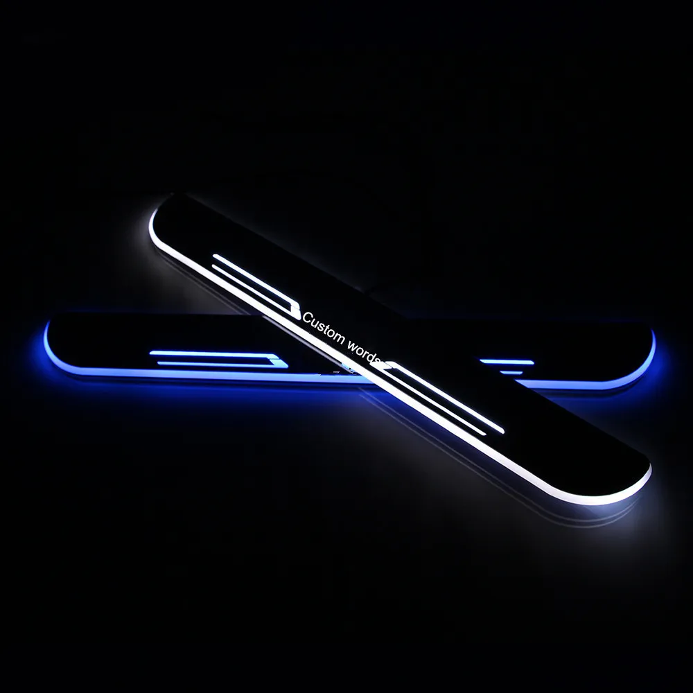 custom Accessories FIT FOR Volkswagen vw Jetta 2013-2015 LED Door Scuff Sill Plate Cover Trim light | Автомобили и мотоциклы