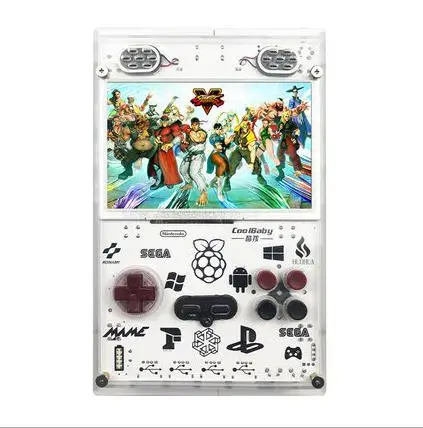 RS11 5,0 дюймов Большой экран 4 ядра ЦП 64 бит игровая консоль Поддержка четыре игрока игры ТВ подключение мульти-симулятор игровая консоль