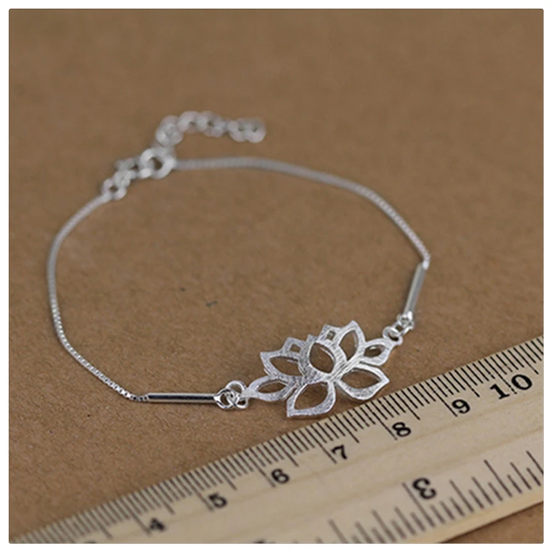 Lotus Fun Настоящее серебро 925 проба Ручной Работы Дизайнерские превосходные