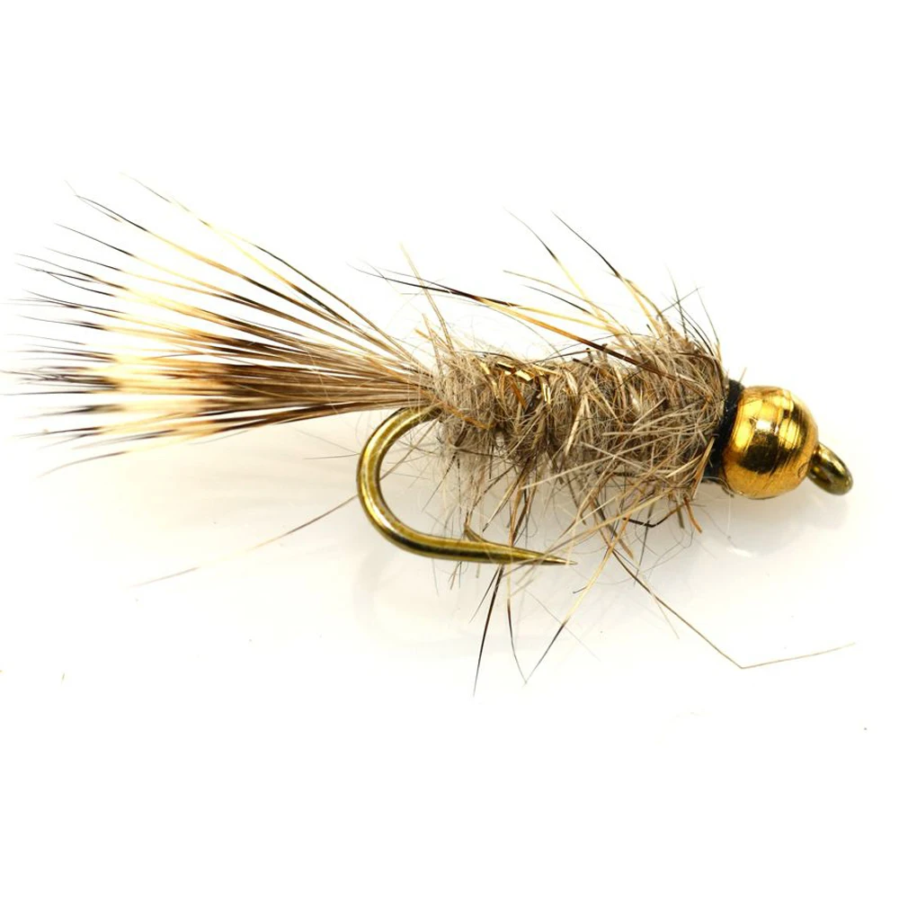 6 шт. Aventik BH Hare's Ear Fly сухая Нимфа форели мухи насадки для рыбалки различных