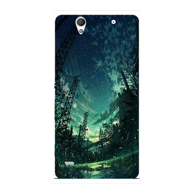 L156 Мягкие чехлы для телефонов sony Xperia C4 Dual E5333 E5306 E5303 E5353 E5343 E5363 чехлы на заднюю панель кожаные сумки для sony c4 Xperia C 4 - Цвет: L156