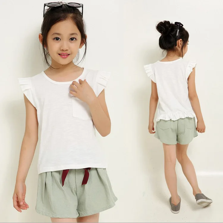 Комбинезон для принцессы 2016 г. Комплект одежды в Корейском стиле девочек от 3 до 10