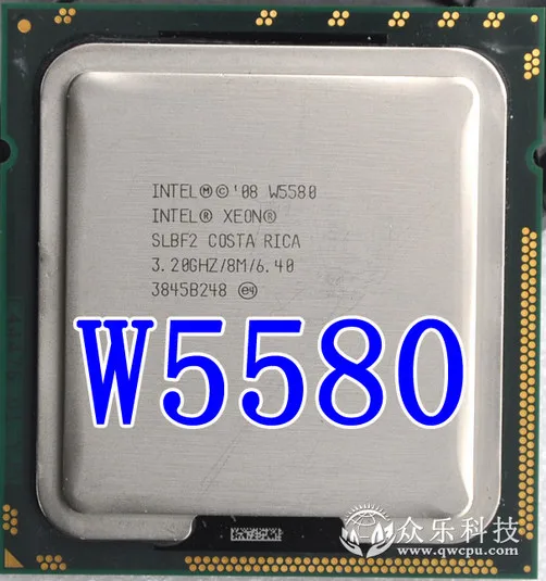Процессор Intel Xeon W5580 w5580 3 2 ГГц LGA1366/8 Мб L3 130 Вт кэш-память четырехъядерный серверный