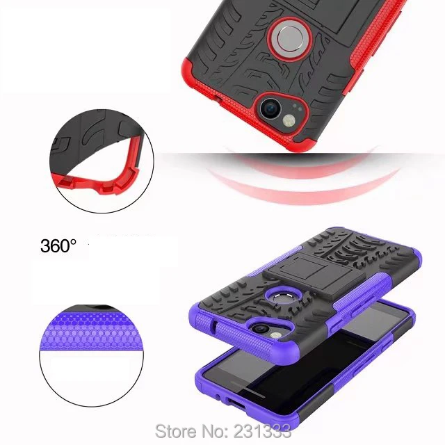 Армор-гибридный чехол из ПК и ТПУ для Samsung Galaxy A70 C7 PRO Google Pixel XL 2, ударопрочный, с подставкой в виде шины, 1 шт.