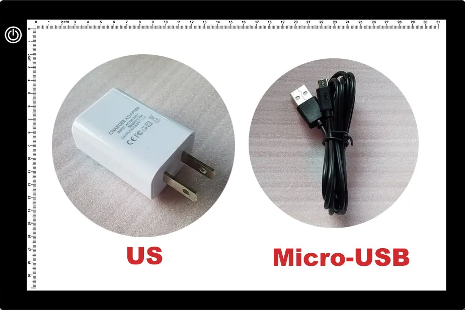 Stepless adjust -US Горячая 1 комплект A4 планшет со светодиодной подсветкой светодиодный для рисования и письма распределительный щит для черчения - Цвет: Stepless adjust -US