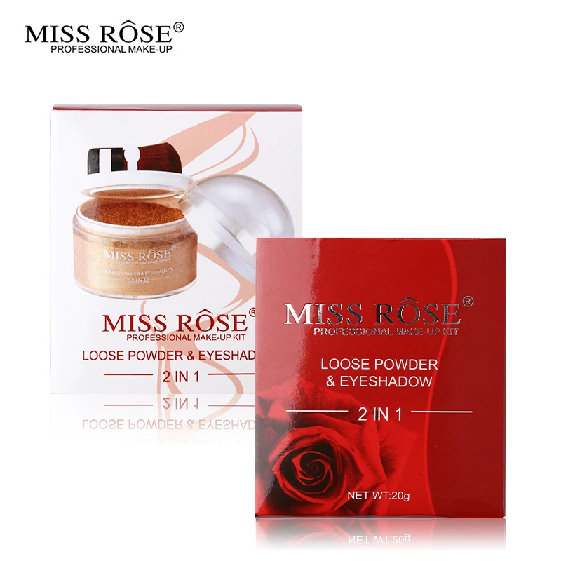 2018 Miss Rose блестящая пудра Хайлайтер для лица макияж мерцающий золотой серебряный
