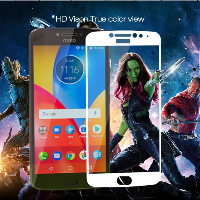 Для Moto E4 Plus 5," Полное покрытие Flim Moto E4 Plus закаленное стекло для Motorola Moto E4 Plus XT1771 XT1775 защита экрана