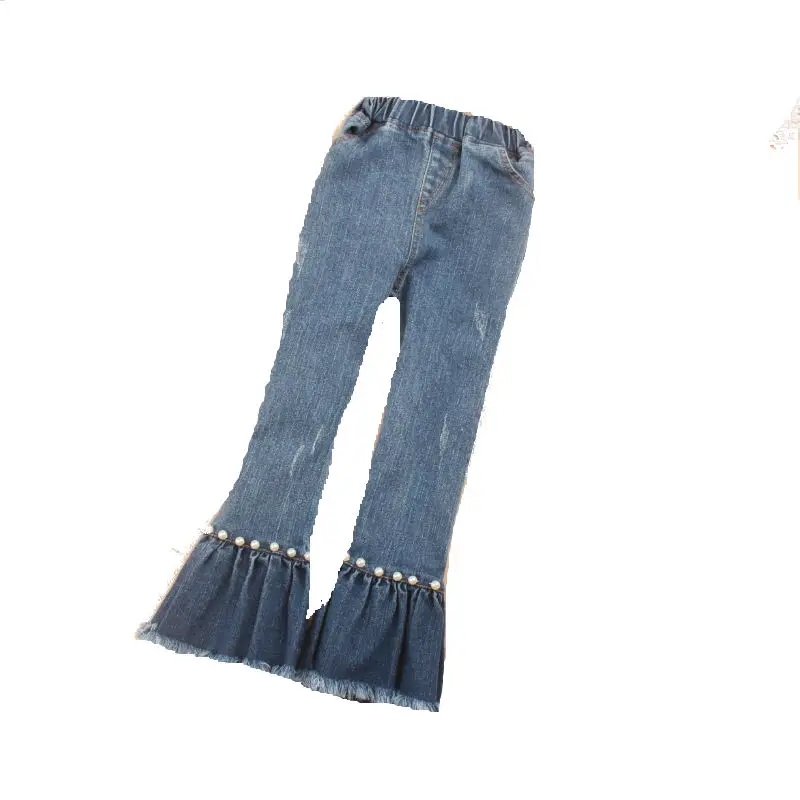 Весенне осенние джинсы для девочек Джинсовые брюки Детская одежда Одежда детей