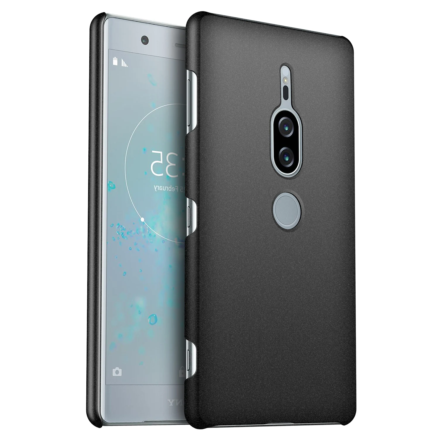 Matte Black Для sony Xperia XZ2 Премиум чехол высокого качества Жесткий ПК Тонкий Матовый кожаный защитный чехол на заднюю панель для sony Xperia XZ 2 Premium - Цвет: Matte Black
