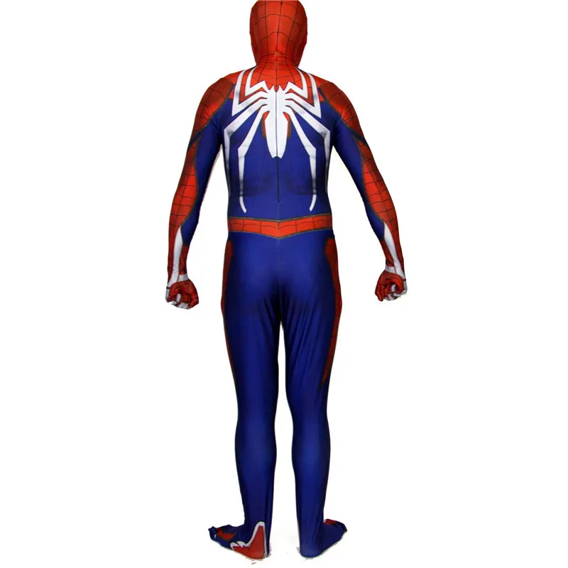 PS4 Insomniac игры паук косплей боди цельный костюм комбинезоны Zentai костюмы паук супергерой для взрослых мужчин мальчиков