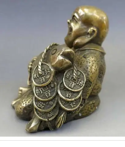 Украшение бронзовая фабрика Чистая латунь Античная китайская буддизм фэншуй