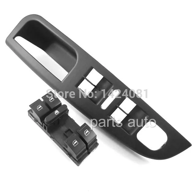 Черный драйвер Боковая Отделка мастер переключатель окна панель отделка для MK5