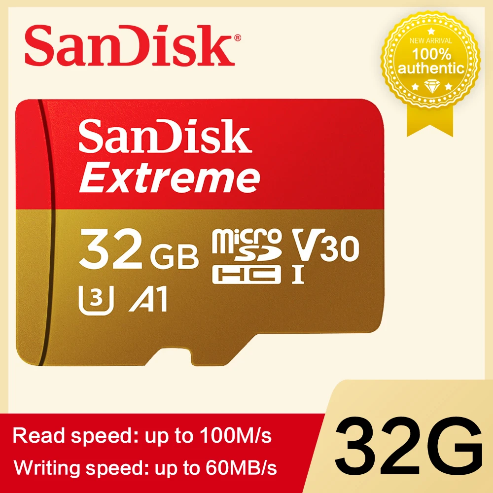 Карта памяти SanDisk Extreme и ultra micro SD SDHC/SDXC uhs-i C10 U3 V30 A1 32 Гб A2 64 Гб 128 Гб планшет смартфон камера и т. Д