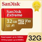 SanDisk Extreme и ultra micro SD Карта памяти SDHC  SDXC uhs-i C10 U3 V30 A1 32 Гб A2 64 Гб 128 Гб планшет смартфон камера и т. Д.