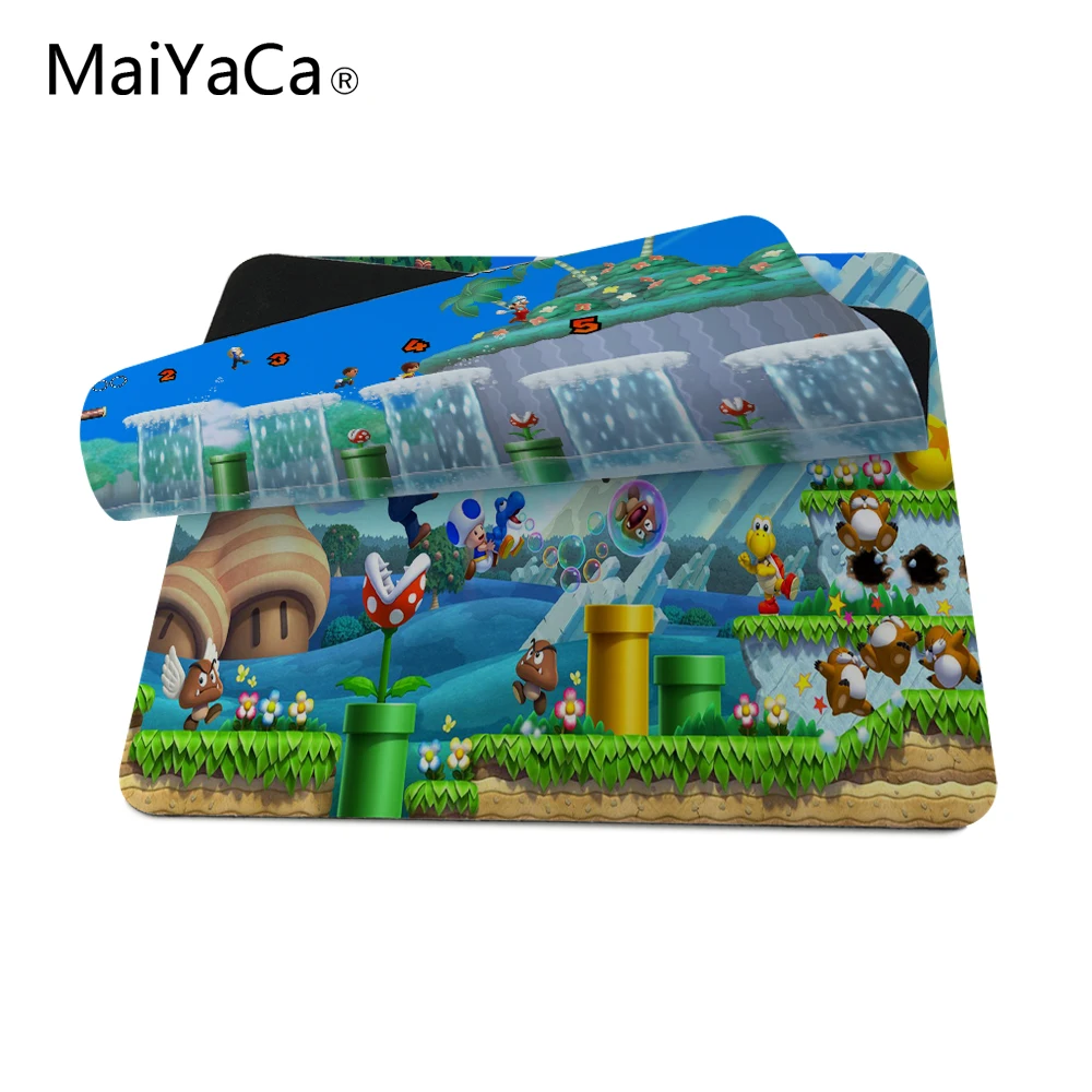 MaiYaCa Супер Марио bros wii Коврик для компьютерной мыши amer Коврик Для Мыши игровые коврики