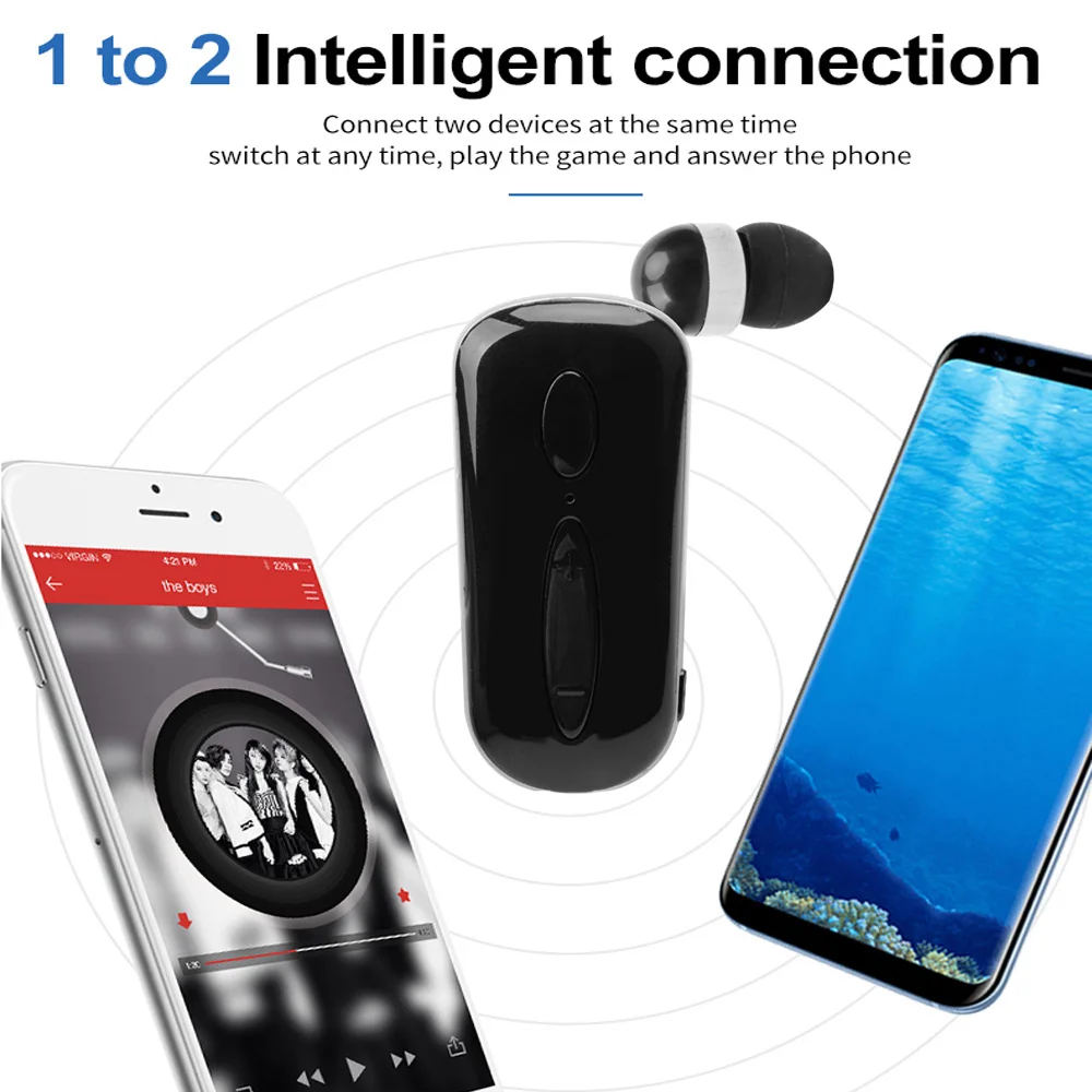 Карабалле K36 Беспроводная Bluetooth V4.1 гарнитура CSR DSP Вибрирующая оповещение