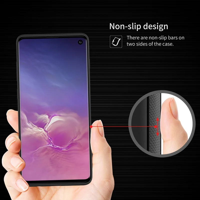NILLKIN Магнитный Qi беспроводной зарядный приемник чехол для Samsung Galaxy S10 6 1 Для Plus