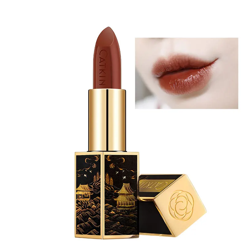 CATKIN Eternal Love Rouge Помада 3,6 г 10 видов цветов абрикос Orang свадебный красный великолепный персик гладкая мягкая текстура защищает кожу губ - Цвет: CO134