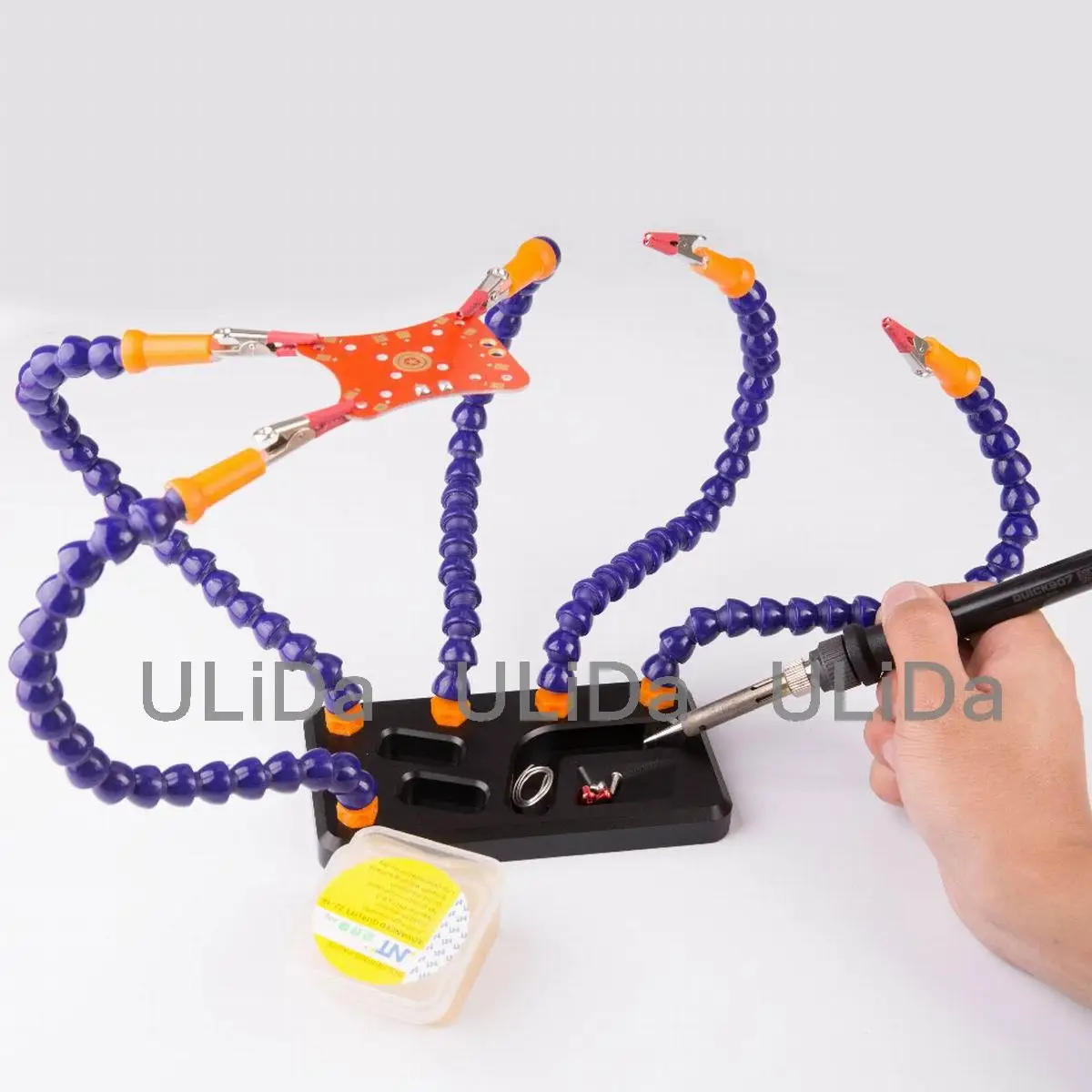 Новая странная паяльная станция Third Hand 5 Arm для сварки QAV 250 RC Квадрокоптер